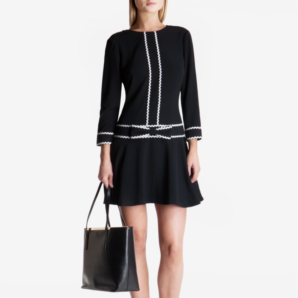 Ted Baker Drop Waist Bow Dress